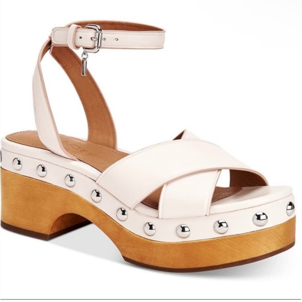 COACH ASTOR SEMI MATTE CALF CHALK 7.5M